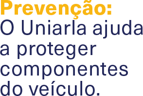 Prevenção_ O Uniarla ajuda a proteger componentes do veículo_